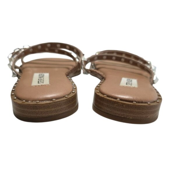 Steve Madden Lodell Tri-Band Studded Sandals Sz 6 - Picture 5 of 8